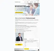 Kleine Seitenvorschau von rechtsschutzengel.de