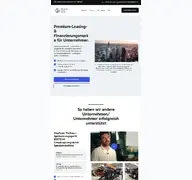 Kleine Seitenvorschau von leasing.de