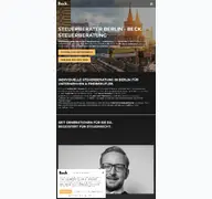 Kleine Seitenvorschau von steuerberater-beck.de