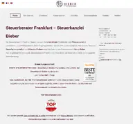 Kleine Seitenvorschau von steuerberater-frankfurt-bieber.de