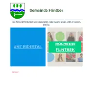 Kleine Seitenvorschau von flintbek.de