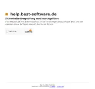 Kleine Seitenvorschau von help.best-software.de