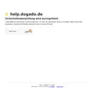 Kleine Seitenvorschau von help.dogado.de