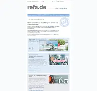Kleine Seitenvorschau von refa.de