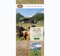 Kleine Seitenvorschau von gaistalalm.at
