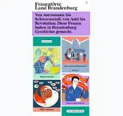 Kleine Seitenvorschau von frauenorte-brandenburg.de