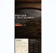 Kleine Seitenvorschau von pirnaerlokschuppen.de