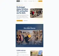 Kleine Seitenvorschau von flomio.de