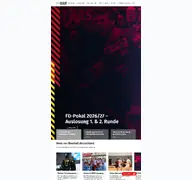 Kleine Seitenvorschau von floorball.de