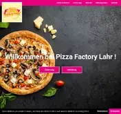 Kleine Seitenvorschau von pizza-factory-lahr.de
