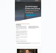 Kleine Seitenvorschau von honorarfinanz-freiburg.de