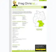 Kleine Seitenvorschau von regensburg.frag-christel.de