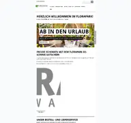 Kleine Seitenvorschau von florapark.de