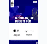 Kleine Seitenvorschau von modular-festival.de