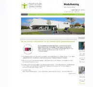 Kleine Seitenvorschau von modulkatalog.hszg.de