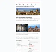 Kleine Seitenvorschau von florenztipps.de