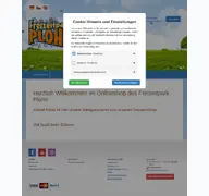 Kleine Seitenvorschau von freizeitpark-plohn.ticketfritz.de
