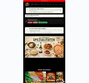 Kleine Seitenvorschau von pizza-la-strada.de