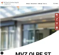 Kleine Seitenvorschau von mvz-olpe-martinus-hospital.gfo-online.de