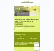 Kleine Seitenvorschau von mvz-sha.de