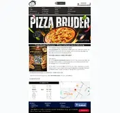 Kleine Seitenvorschau von pizzabruder-karlsruhe.de
