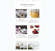 Kleine Seitenvorschau von flowersonmyplate.de