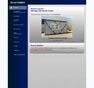 Kleine Seitenvorschau von excel-addins.de