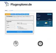 Kleine Seitenvorschau von flugexplorer.de