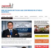 Kleine Seitenvorschau von regiowelt.de