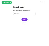 Kleine Seitenvorschau von registrierung.bconnect.barmer.de