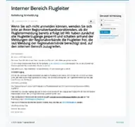 Kleine Seitenvorschau von flugleiter.brieftaube.de