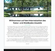 Kleine Seitenvorschau von waldbad-glaubitz.de