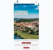 Kleine Seitenvorschau von regenstauf.de