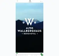 Kleine Seitenvorschau von wallberg-haus.de