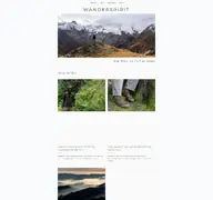 Kleine Seitenvorschau von wanderspirit.de