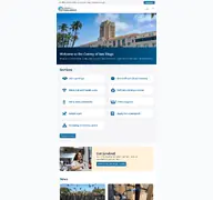 Kleine Seitenvorschau von sandiegocounty.gov