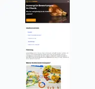Kleine Seitenvorschau von stromtabelle.de