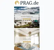 Kleine Seitenvorschau von prag.de
