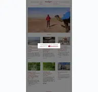 Kleine Seitenvorschau von reisebloggerin.at