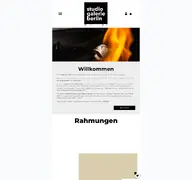 Kleine Seitenvorschau von studio-galerie-berlin.de