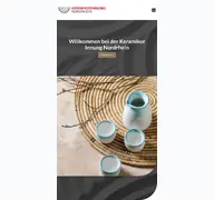 Kleine Seitenvorschau von keramikerinnungnordrhein.de