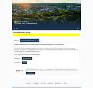 Kleine Seitenvorschau von serviceportal.oer-erkenschwick.de