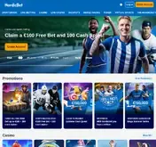 Kleine Seitenvorschau von nordicbet.com