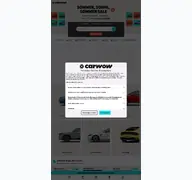 Kleine Seitenvorschau von carwow.de
