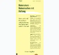 Kleine Seitenvorschau von reinmakers.de