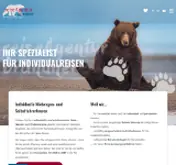 Kleine Seitenvorschau von reiseagentur-brandner.de