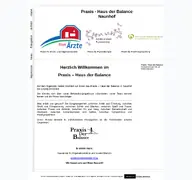 Kleine Seitenvorschau von praxis-hausderbalance-naunhof.de