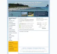 Kleine Seitenvorschau von reisebuero-schulz.de