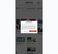 Kleine Seitenvorschau von frankenpost.de