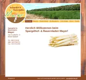 Kleine Seitenvorschau von spargelhof-mayer.de